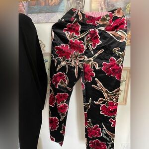 Vintage moschino velvet Valour capri pants